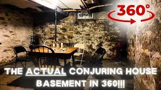 30 Minutes INSIDE of The Real Conjuring House Basement! 360 VR!
