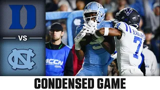 Duke vs. North Carolina Condensed Game | 2023 ACC Football