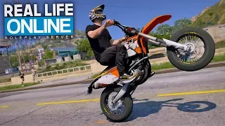 Mit der KTM SUPERMOTO unterwegs! - GTA 5 Real Life Online