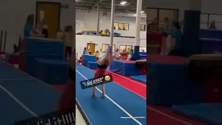 This Young Gymnast KILLED This 🤯🙌🏽 #shorts