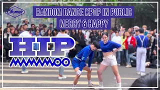 MAMAMOO (마마무) - HIP | 커버댄스 DANCE COVER | @Random Dance Kpop In Public: MERRY & HAPPY 191222