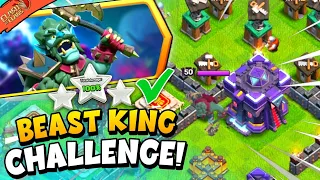 Easily 3 Star the Beast King Challenge | Coc New Event Attack 2023 (Clash of Clans)