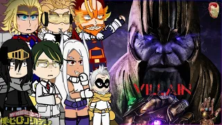 MHA/BNHA Pro heroes react to Thanos as World's No. 1 Villain