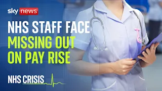 NHS Crisis: Thousands of contractors face missing out on pay rise