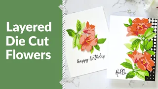 How to Make 2 BEAUTIFUL Layered Die-Cut Flower Cards | Altenew Take 2 With Therese!