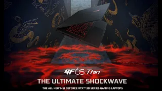 MSI GF65 Thin RTX 3060 Laptop + Core i5 10200H - Test In 9 Games | 1440p