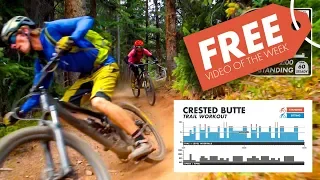FREE Mountain Bike Spin Video for indoor cycling. Crested Butte Colorado "TRAIL" Workout.