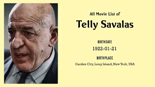 Telly Savalas Movies list Telly Savalas| Filmography of Telly Savalas