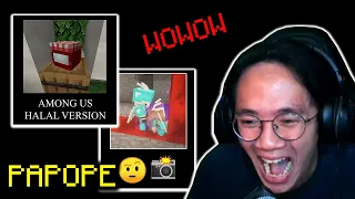 MAKIN SUS AJAA!! REACTION PAPOPE SANS SMP S5 & PIXELMON !!