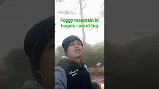sea of fog in baguio city  A foggy mountain ⛰️