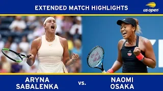 Extended Highlight: Aryna Sabalenka vs. Naomi Osaka | 2018 US Open, R4