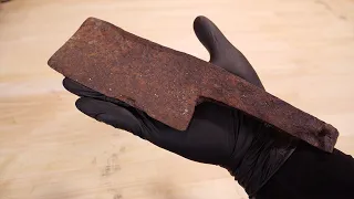 Restoring a rusty kitchen knife