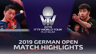 Xu Xin vs Yan An | 2019 ITTF German Open Highlights (1/4)