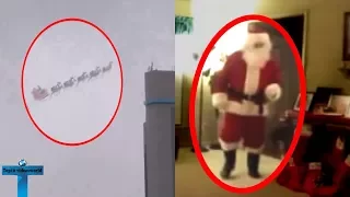 Top 10 Times Santa Claus Was Caught  On Camera In Real Life
