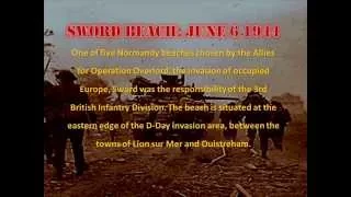 Sword Beach, British 3rd Infantry, D-Day, June 6 1944