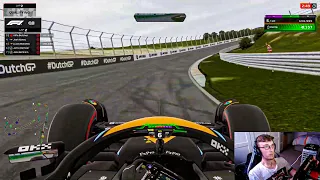 PERFECT PRECISION 😍 Lucas Blakeley's pole lap around Zandvoort | WOR | F1 23