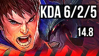 GAREN vs AATROX (TOP) | 6/2/5 | NA Master | 14.8