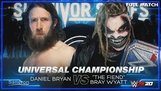 FULL MATCH - DANIEL BRYAN VS THE FIEND - UNIVERSAL CHAMPIONSHIP : WWE SURVIVOR SERIES 2019 (WWE2K20)