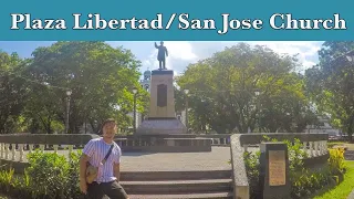 Plaza Libertad / San  Jose Church, the heart of Iloilo City.