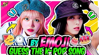 GUESS THE K-POP SONG BY EMOJI😎🔥🤘[KPOP GAME]