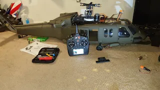 Roban Blackhawk 700 scale rc helicopter set up/ build review #spektrumrc #keeprchelisalive