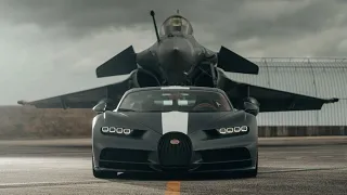 BUGATTI CHIRON Sport vs DASSAULT RAFALE ! (MUST WATCH!)