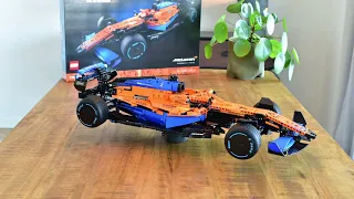 The new Lego 42141 F1 McLaren MCL36 speedbuild 1:30 minute time-lapse.