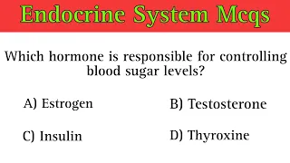 Endocrine System Mcq |neet mcq questions|