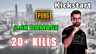 LG Kickstart - 20+ KILLS (2.6K Damage) - PUBG