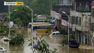 weather in today! High rainfall affects the activities of the Chinese city community