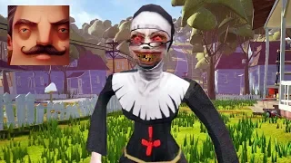 HELLO NEIGHBOR EVIL NUN - My New Neighbor EVIL NUN Act 2 Gameplay Walkthrough