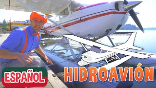Blippi vuela un hidroavión | Aviones para niños y canciones divertidas para niños pequeños