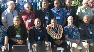 Fijian Minister for Lands, Hon. Faiyaz Koya officiates at the STAR Conference