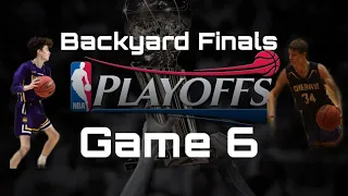 Game 6 backyard finals 2021! First half. Both teams going back and forth at each other!