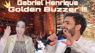 Gabriel Henrique's Golden Buzzer Performance, Rock the World in America's Got Talent !!! | REACTION