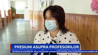 Presiuni asupra profesorilor