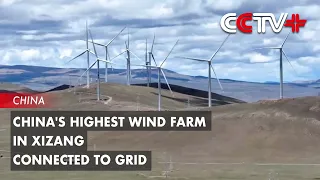 China's Highest Wind Farm in Xizang Connected to Grid