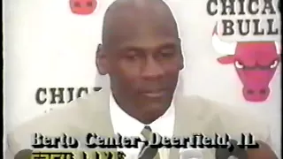 1993 MJ Retirement Press Conference