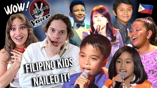 Waleska & Efra react to PHILIPPINE KIDS NAILING ENGLISH SONGS