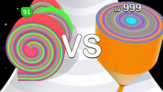 Roll Layers VS Wrapper Runner: ASMR Gameplay!