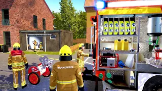 Emergency Call 112 - German Volunteer Firefighter On Duty! (Firefighting Simulation)