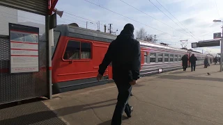 ЭД4М-0096, маршрут: Александров-1 - Москва / Train ED4M-0096: route: Aleksandrov - Moscow