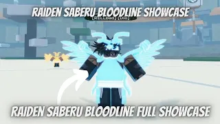 " NEW BLOODLINE " Raiden Saberu Bloodline Full Showcase in Shindo Life | RELLGames