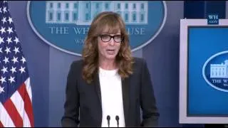 CJ Cregg Returns To White House Briefing Room