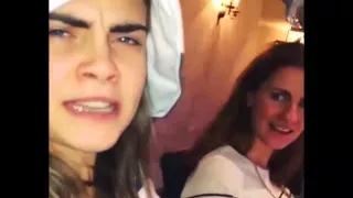 Cara Delevingne instagram videos