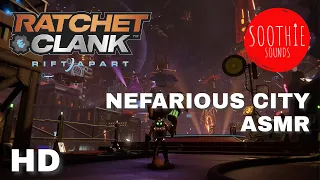 🚀 Ratchet and Clank: Rift Apart | Ambient Sounds in Nefarious City 🎧