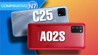 Realme C25 VS Samsung GalaxyA02s  | Comparativo