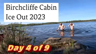 Algonquin Park, Birchcliffe Cabin Ice Out 2023 - Day 4 of 9, Camping, Raven to Birchcliffe Cabin