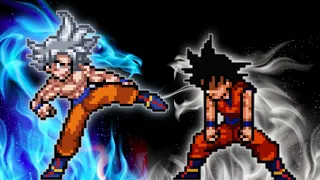 Goku Perfect MUI V2 OP(New) VS Goku DBS 3.5 OP(AF) in Jump Force Mugen