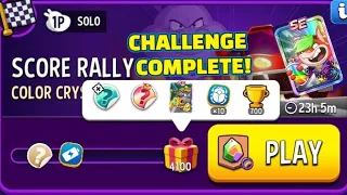 Color Crystals 🔮 Plus Rainbow 🌈 Score Rally Solo Challenge 4100 Points